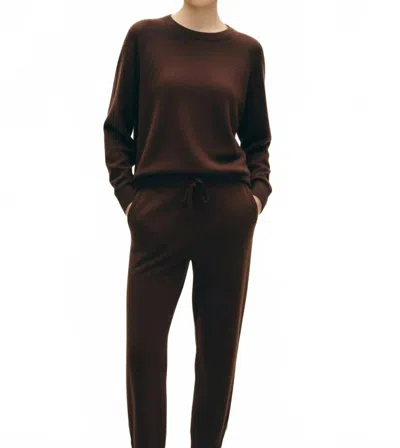 White + Warren Elowen Cashmere Jogger In Espresso In Brown