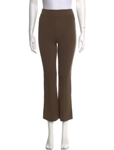 Pre-owned White + Warren Flared Pants In Brown