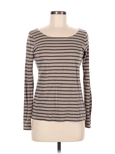Pre-owned White + Warren Long Sleeve T-shirt In Gray