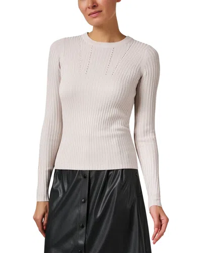 White + Warren Lurex Top In Multi