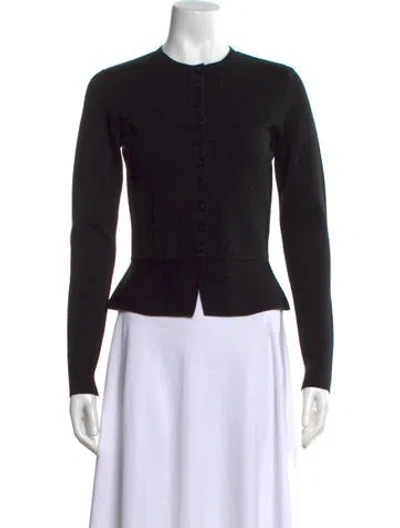 Pre-owned White + Warren Merino Wool Crew Neck Sweater W/ Tags In Black