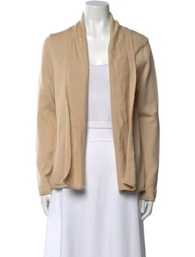Pre-owned White + Warren Open Front Sweater W/ Tags In Neutral