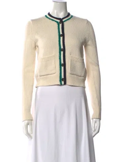 Pre-owned White + Warren Open Front Sweater W/ Tags In Neutrals