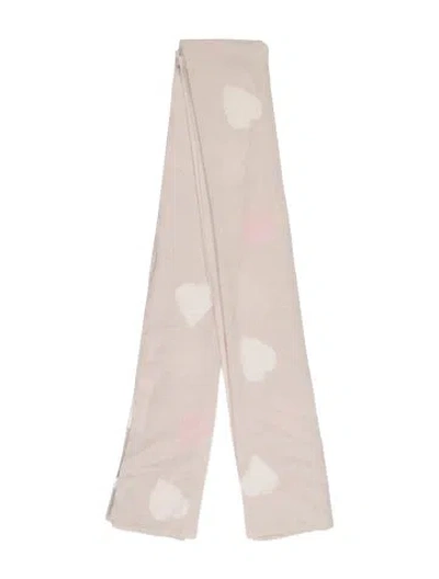 Pre-owned White + Warren Pattern Cashmere Scarf W/ Tags In Neutral