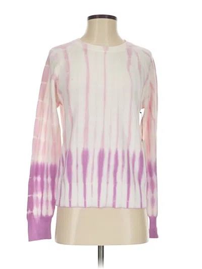 White + Warren Pullover Sweater In Pink