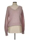 White + Warren Pullover Sweater In Pink