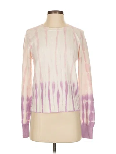Pre-owned White + Warren Pullover Sweater In Purple