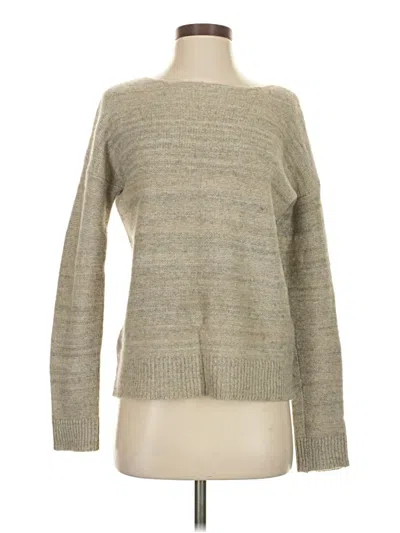 Pre-owned White + Warren Pullover Sweater In Tan