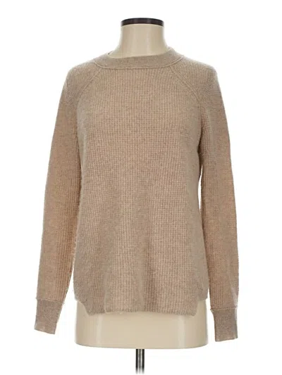 Pre-owned White + Warren Pullover Sweater In Tan
