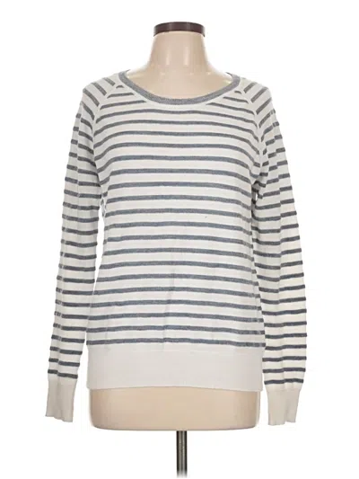 Pre-owned White + Warren Pullover Sweater In White