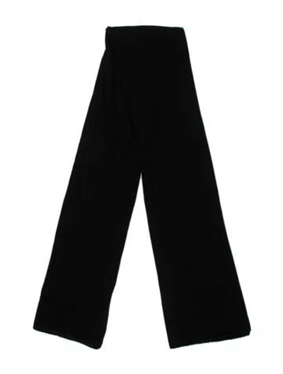 Pre-owned White + Warren Scarf In Black