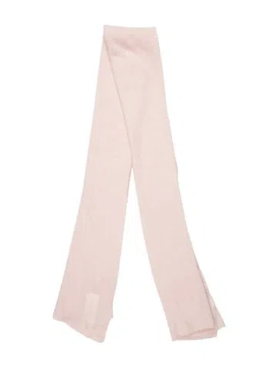 Pre-owned White + Warren Scarf In Pink