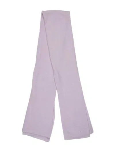 Pre-owned White + Warren Scarf In Purple
