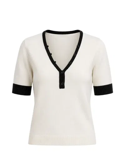 White + Warren Short-sleeves T-shirt In White