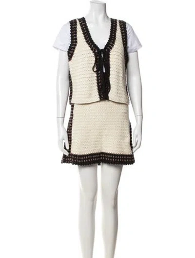 Pre-owned White + Warren Skirt Set W/ Tags In Neutrals