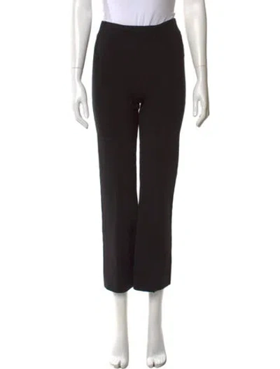 Pre-owned White + Warren Straight Leg Pants In Black
