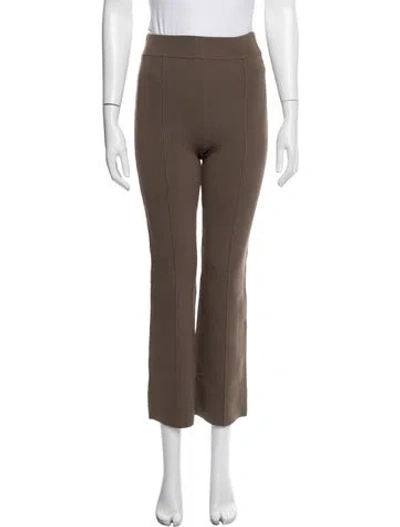 Pre-owned White + Warren Straight Leg Pants In Brown