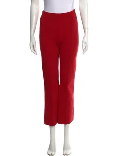 Pre-owned White + Warren Straight Leg Pants In Red