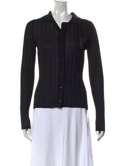 Pre-owned White + Warren Sweater In Black