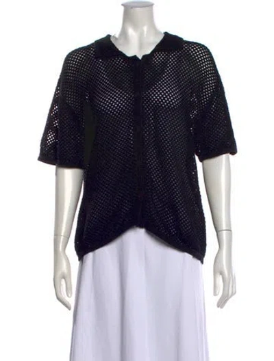 Pre-owned White + Warren Sweater In Black