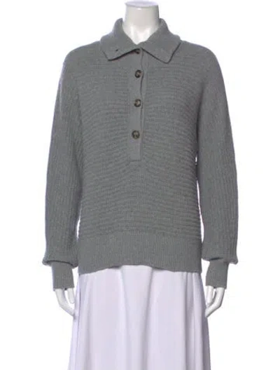 Pre-owned White + Warren Sweater In Grey