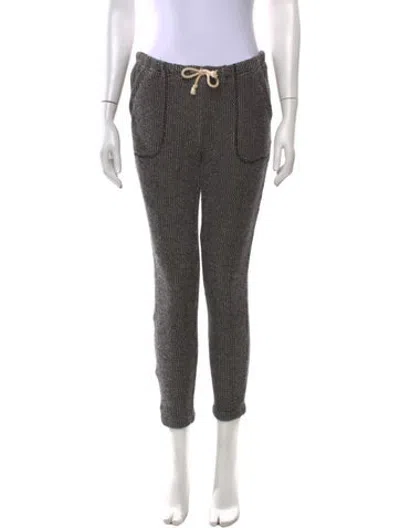 Pre-owned White + Warren Tweed Pattern Straight Leg Pants In Multicolor