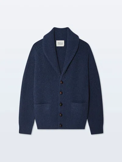 White + Warren White & Warren Merino Wool Donegal Shawl Cardigan Sweater In Ashwood