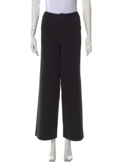 Pre-owned White + Warren Wide Leg Pants In Black