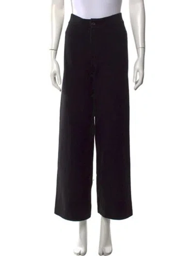 Pre-owned White + Warren Wide Leg Pants In Black