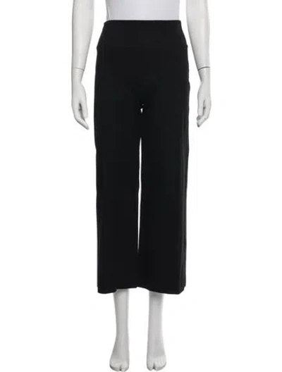 Pre-owned White + Warren Wide Leg Pants In Black/blue