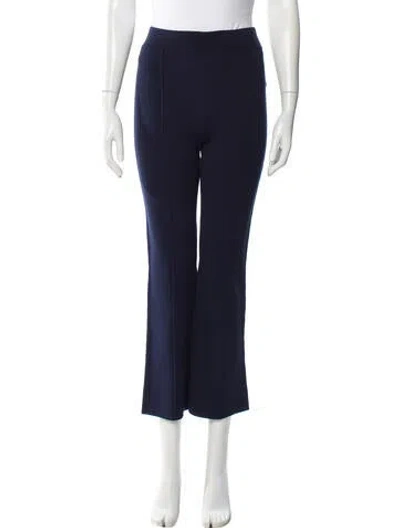 Pre-owned White + Warren Wide Leg Pants In Blue