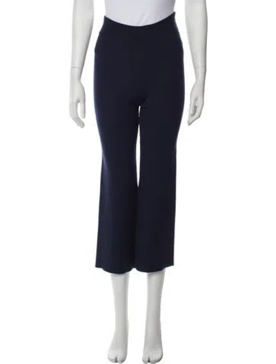 Pre-owned White + Warren Wide Leg Pants In Blue