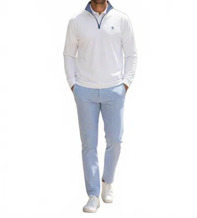 White Water Life Freeport Lightweight Pants In Seersucker Blue