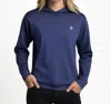 White Water Life Hillside Performance Hoody In Navy