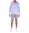 White Water Life Long Beach Quarter Zip In Grey