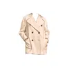 White Wise - Double-breasted Coat With Tasconi Ww18490
