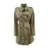 White Wise - Green Trench Ww29202