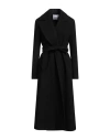 White Wise Woman Coat Black Size 4 Polyester