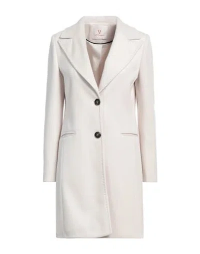 White Wise Woman Coat Ivory Size 12 Polyester, Viscose