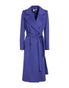 White Wise Woman Coat Purple Size 4 Polyester, Viscose In Purple