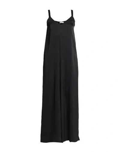 White Wise Woman Jumpsuit Black Size 6 Polyester, Elastane