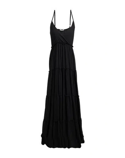 White Wise Woman Maxi Dress Black Size 4 Polyester