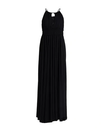 White Wise Woman Maxi Dress Black Size S Polyester