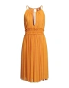 White Wise Woman Midi Dress Mandarin Size 10 Polyester