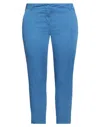 White Wise Pants In Blue