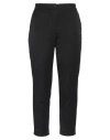 White Wise Woman Pants Black Size 10 Polyester, Viscose, Elastane