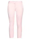 White Wise Pants In Pink