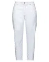 White Wise Pants In White