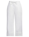 White Wise Woman Pants White Size 6 Cotton In White