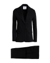 White Wise Woman Suit Black Size 10 Viscose, Nylon, Elastane In Black